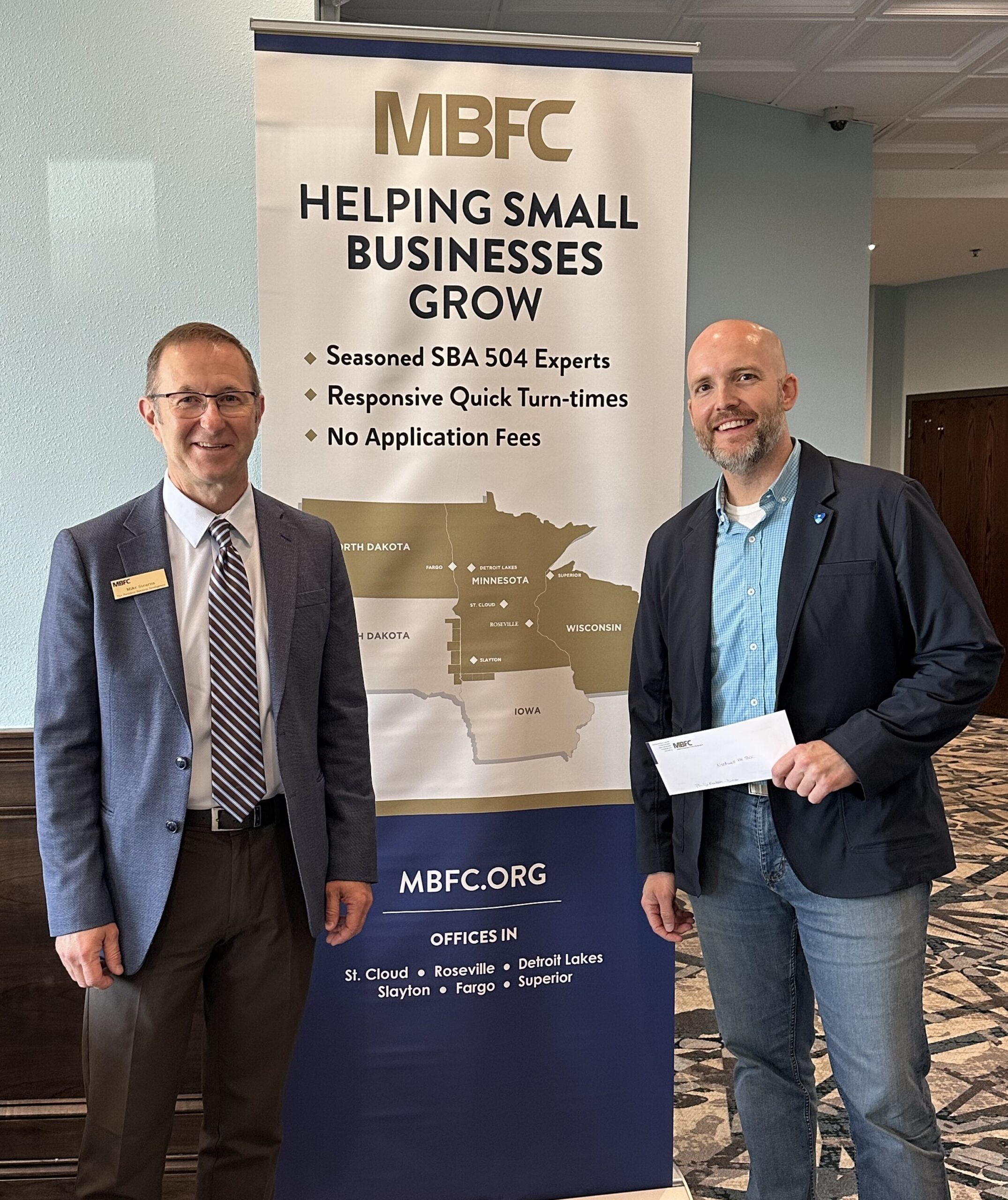 MBFC Awards Grant to Northwest MN Small Business Development Center! – MBFC